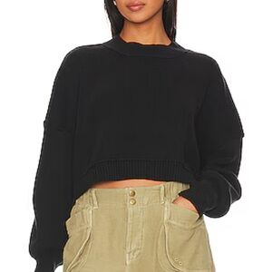 Free People Black Sweater